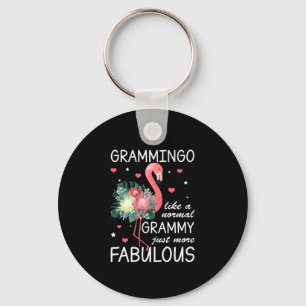 Flamingo Like A Normal Grammy Just More Fabulous Key Ring