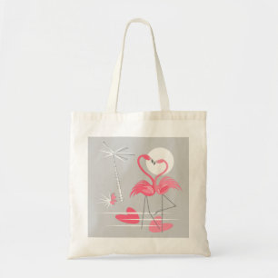 Flamingo Love budget tote Bag