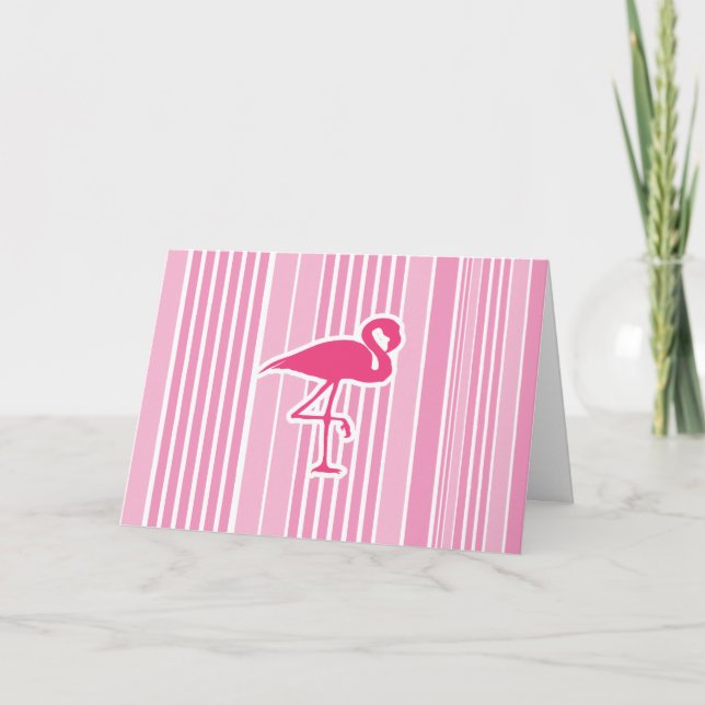 Flamingo Love Card (Front)