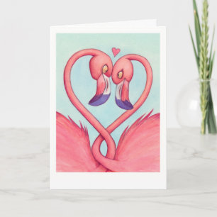 Flamingo Love! Card