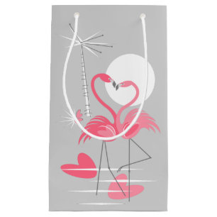 Flamingo Love gift bag small