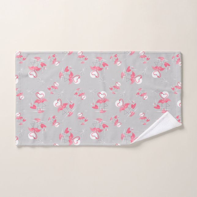 Flamingo Love Multi hand towel (Hand Towel)