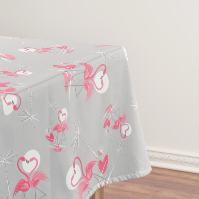 Flamingo Love Multi tablecloth (In Situ)