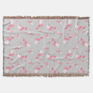 Flamingo Love Multi throw blanket