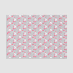 Flamingo Love Multi tissue paper tiled