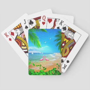 Flamingo Love Playing Cards