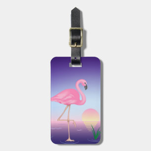 Flamingo Luggage Tag