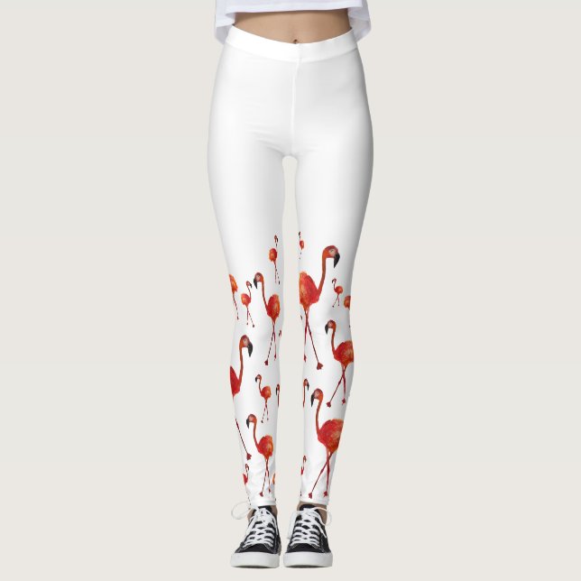 Flamingo mania  Leggings (Front)