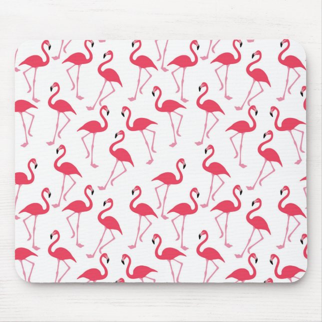 Flamingo Mania Mouse Mat (Front)