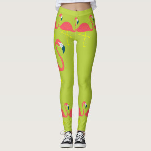 "Flamingo Me Crazy" Ladies Leggings