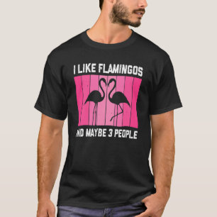Flamingo Men Women Pink Flamingo Bird T-Shirt