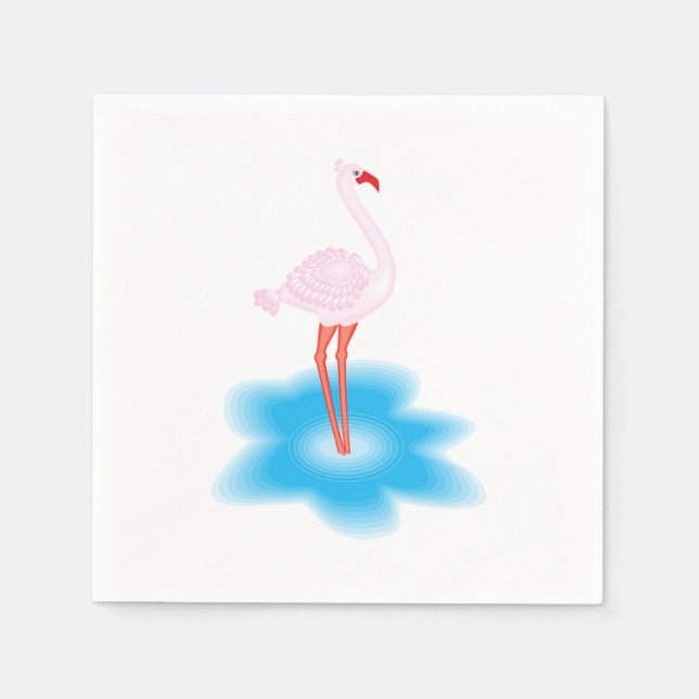 Flamingo Napkin (Front)