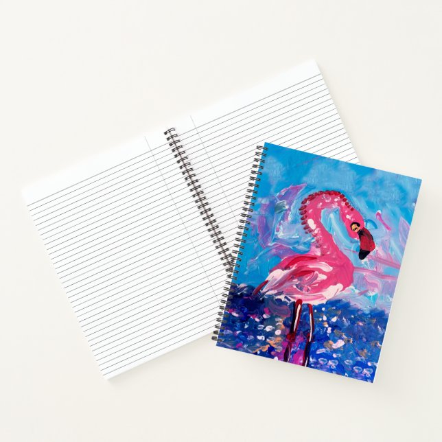 Flamingo Notebook (Inside)