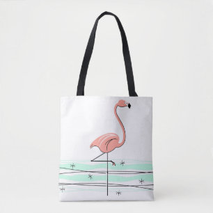 Flamingo Ocean all over tote