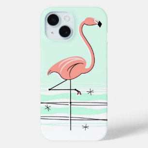 Flamingo Ocean Aqua iPhone case
