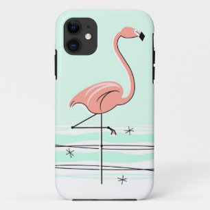 Flamingo Ocean Aqua iPhone case
