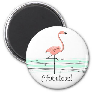 Flamingo Ocean Fabulous magnet