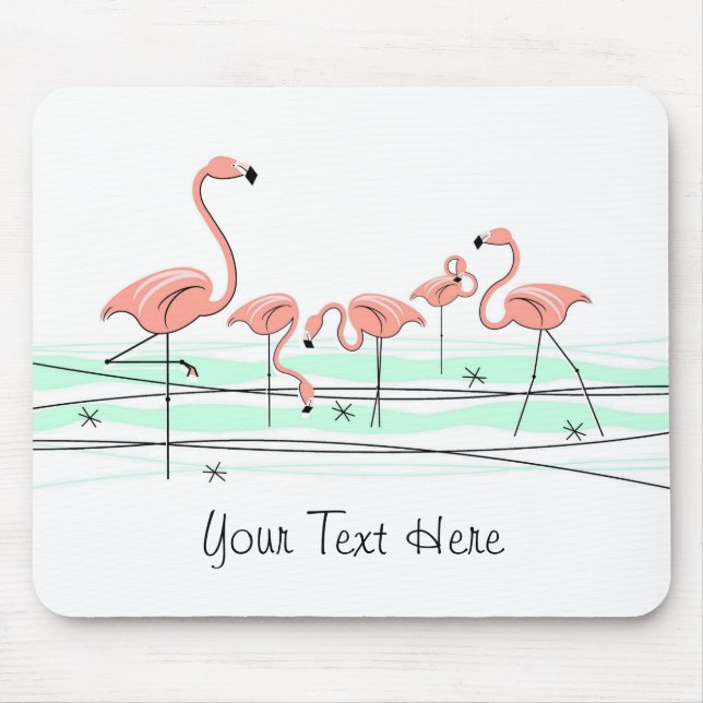 Flamingo Ocean Group "Text" mousepad (Front)