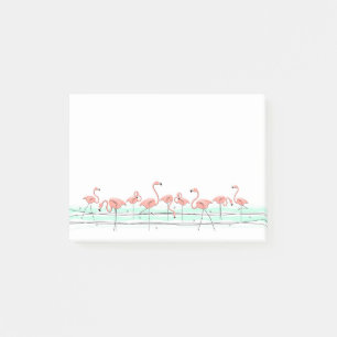 Flamingo Ocean Line Post-it Notes