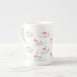 Flamingo Ocean Multi bone china mug