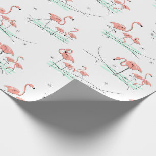Flamingo Ocean Multi  Wrapping Paper