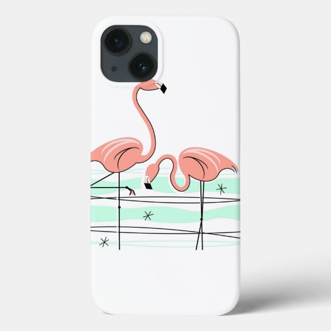 Flamingo Ocean Pair iPad case (Back)