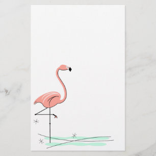 Flamingo Ocean stationery