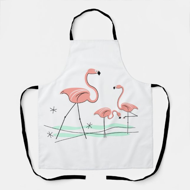 Flamingo Ocean Trio 2 apron (Front)