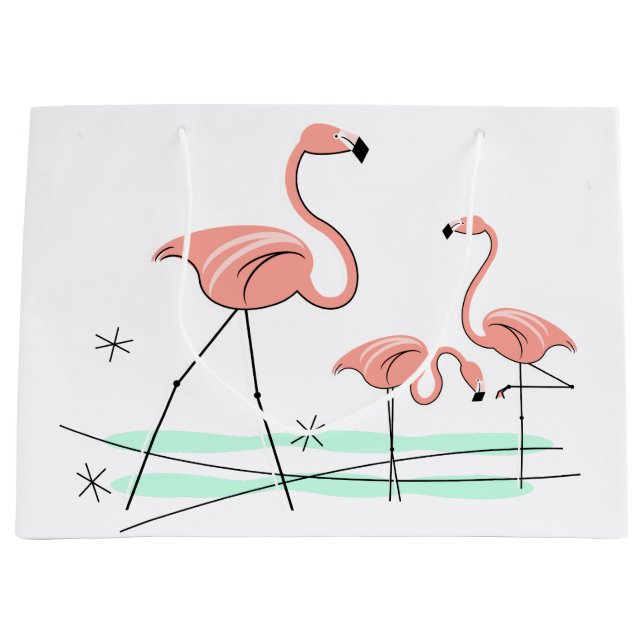 Flamingo Ocean Trio 2 gift bag large (Front)