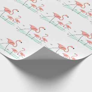 Flamingo  Ocean Trio 2 wrapping paper