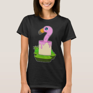 Flamingo Painter Paint bucket Painting T-Shirt