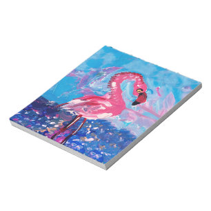 Flamingo Painting Notepad