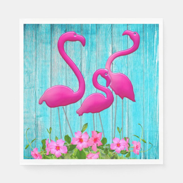 Flamingo Paper Napkin (Front)