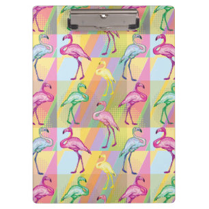 Flamingo Parade Clipboard