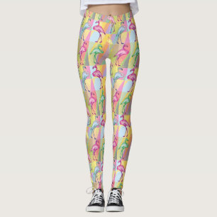 Flamingo Parade Leggings