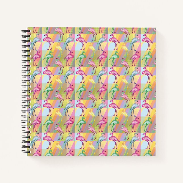 Flamingo Parade Notebook (Front)