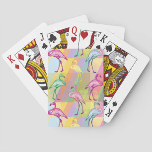 Flamingo Parade Playing Cards