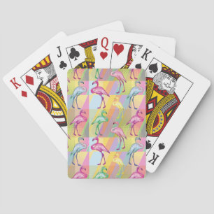 Flamingo Parade Playing Cards
