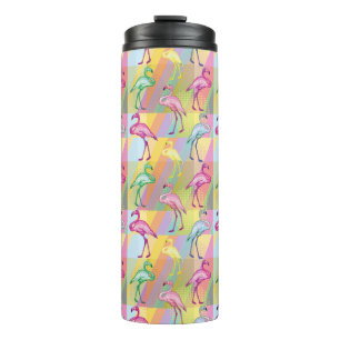 Flamingo Parade Thermal Tumbler