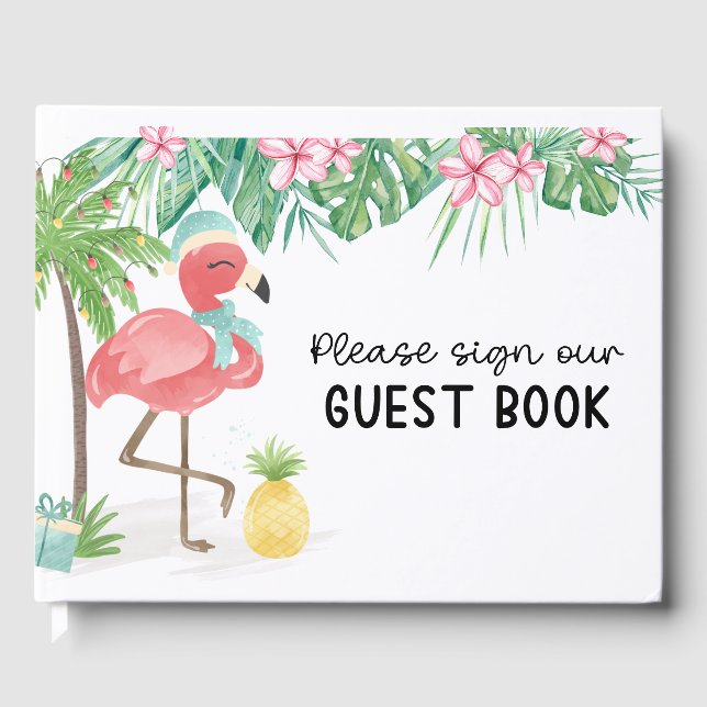 Flamingo Paradise Vacation Rental Guest Book (Front)