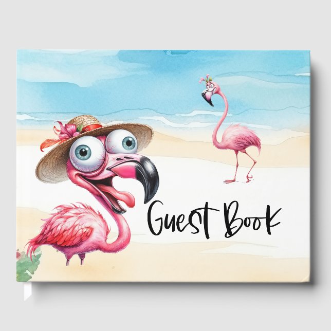 Flamingo Paradise Vacation Rental Guest Book (Front)