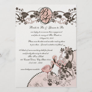 Flamingo Paradise Wedding Invitation