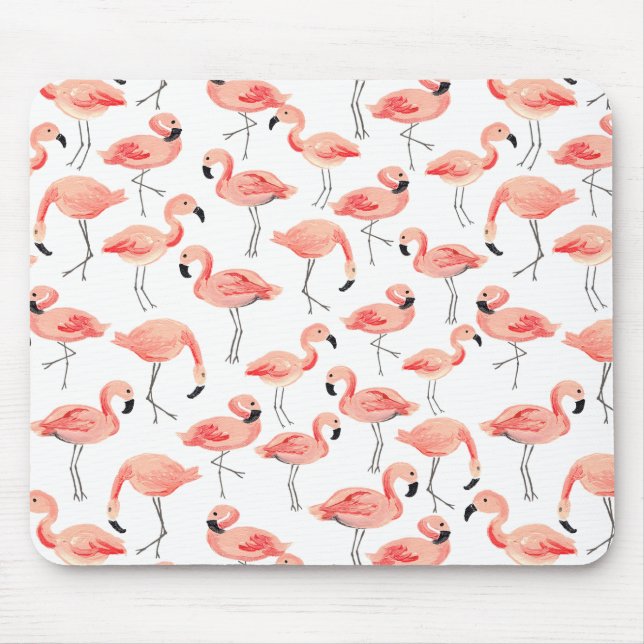 Flamingo Party Mouse Mat (Front)