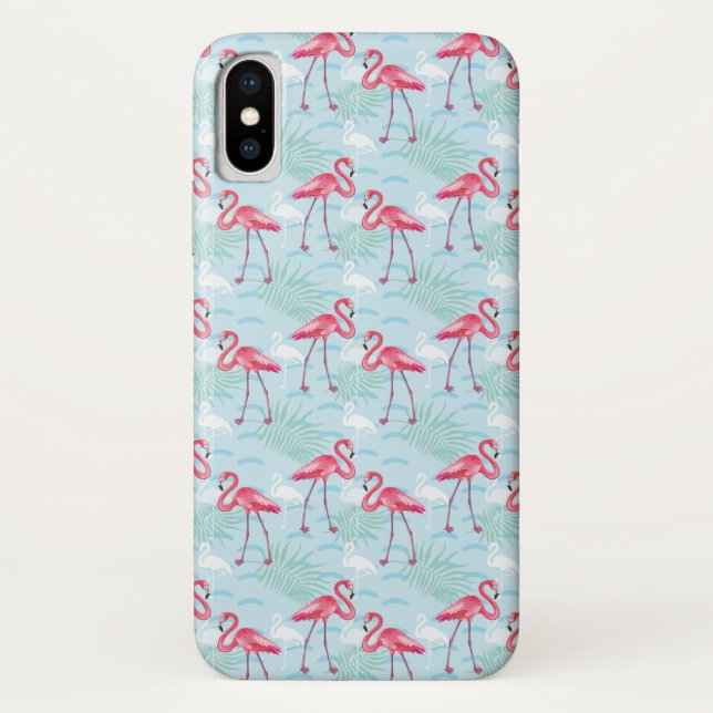 Flamingo Pattern Case-Mate iPhone Case (Back)