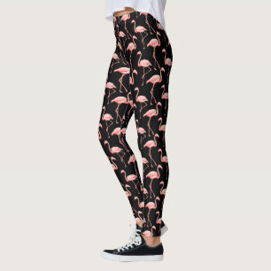 Flamingo Pattern Pink Bird Tropical Animal Lover Leggings