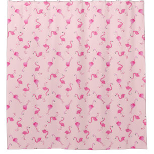 Flamingo Pattern Shower Curtain