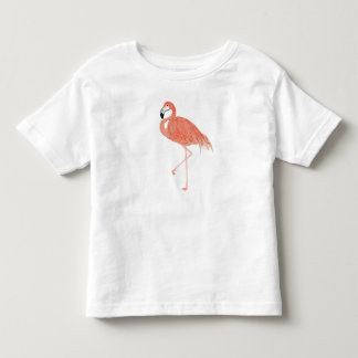 Flamingo Pattern Watercolor Toddler Shirt
