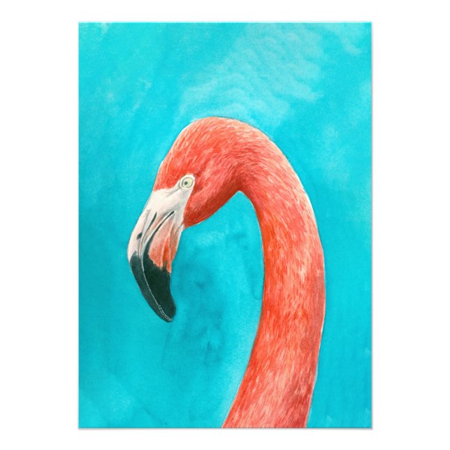 Flamingo Photo Print (Front)