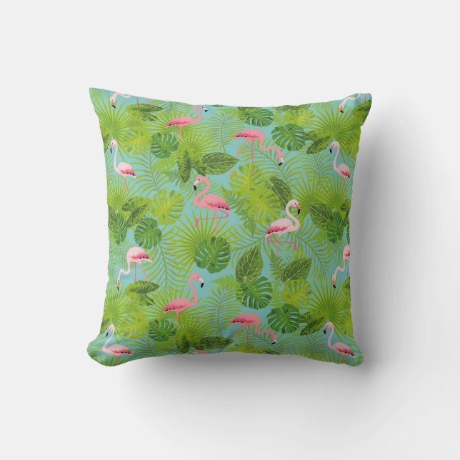 Flamingo Pillowcase Cushion (Front)