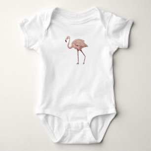 Flamingo Pink Baby Bodysuit